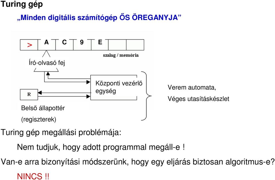 programmal megáll-e!