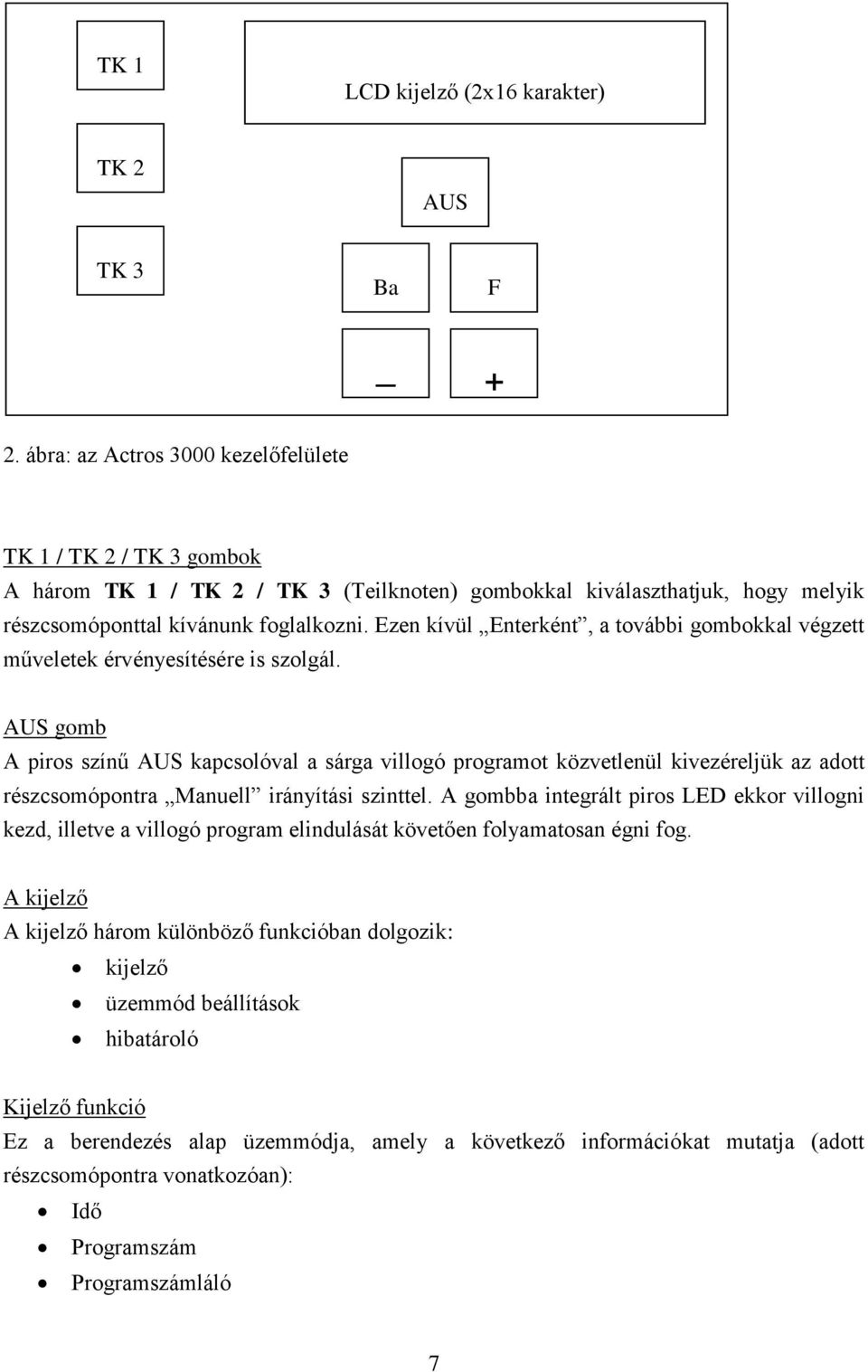 Ezen kívül Enterként, a további gombokkal végzett műveletek érvényesítésére is szolgál.