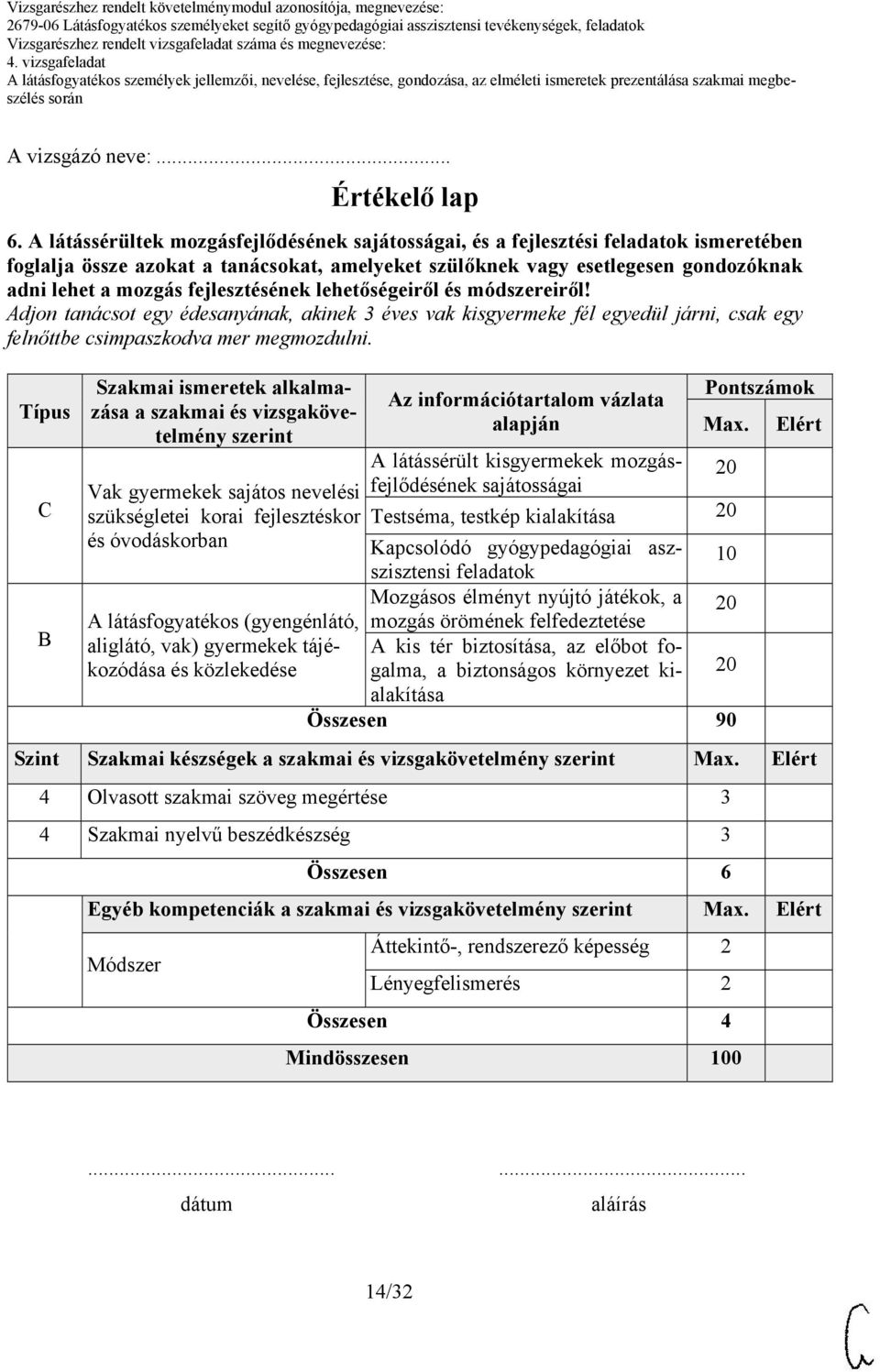 fejlesztésének lehetőségeiről és módszereiről! Adjon tanácsot egy édesanyának, akinek 3 éves vak kisgyermeke fél egyedül járni, csak egy felnőttbe csimpaszkodva mer megmozdulni.