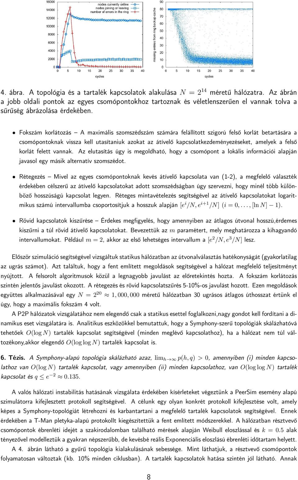 Fokszám korlátozás A maximális szomszédszám számára felállított szigorú felső korlát betartására a csomópontoknak vissza kell utasítaniuk azokat az átívelő kapcsolatkezdeményezéseket, amelyek a felső