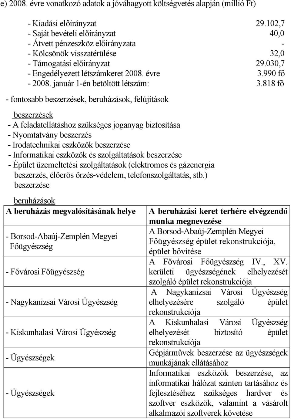 január 1-én betöltött létszám: 3.