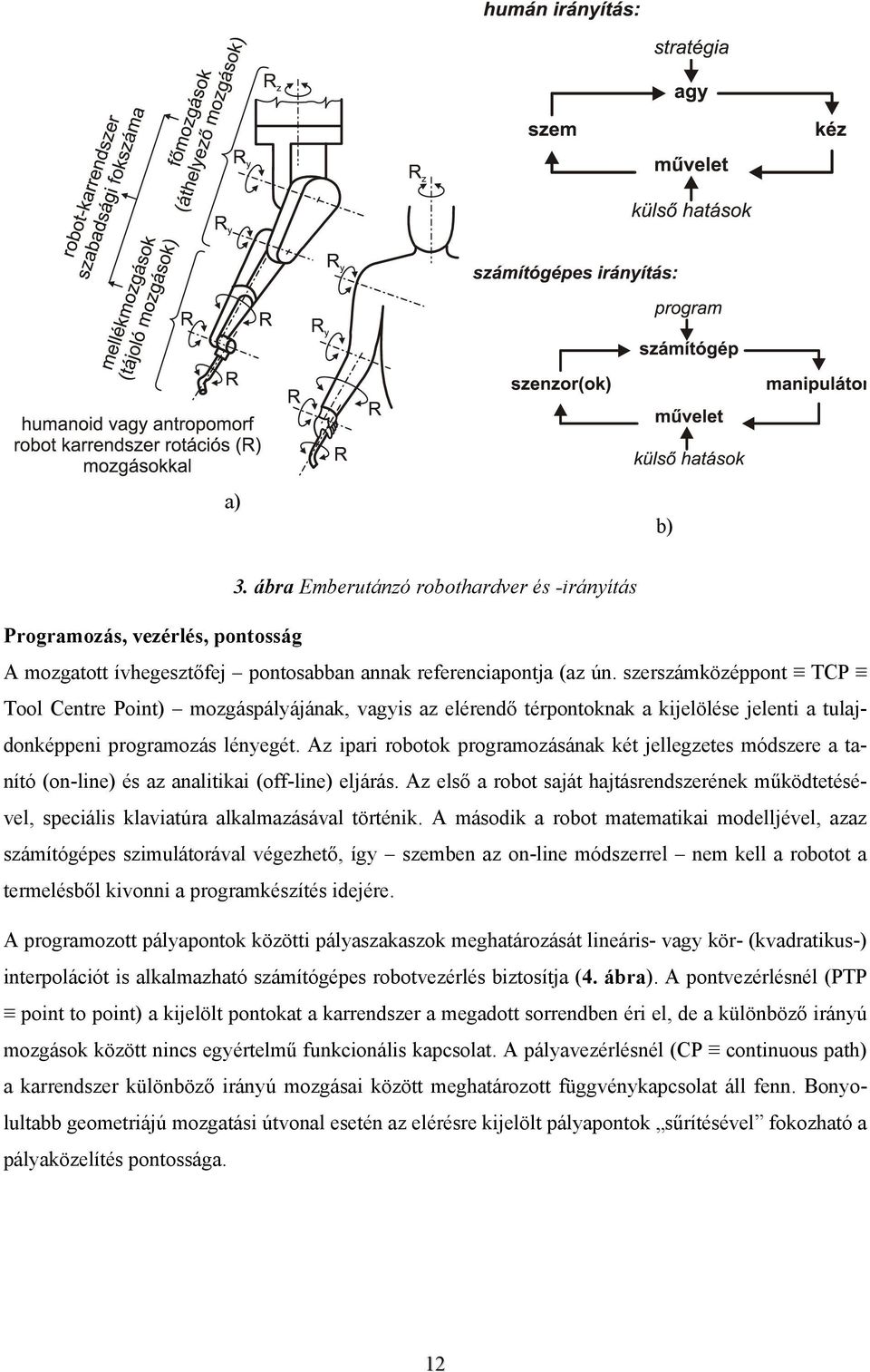 Az ipari robotok programozásának két jellegzetes módszere a tanító (on-line) és az analitikai (off-line) eljárás.