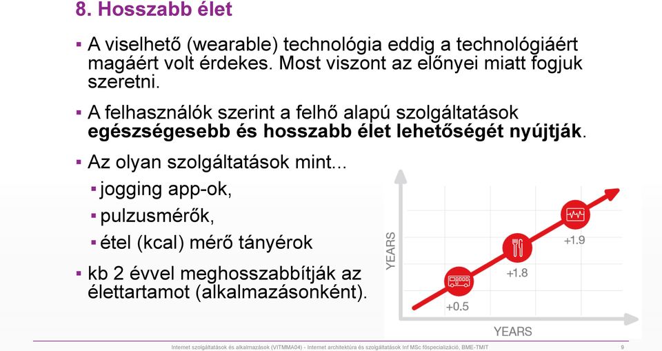 A felhasználók szerint a felhő alapú szolgáltatások egészségesebb és hosszabb élet lehetőségét nyújtják.