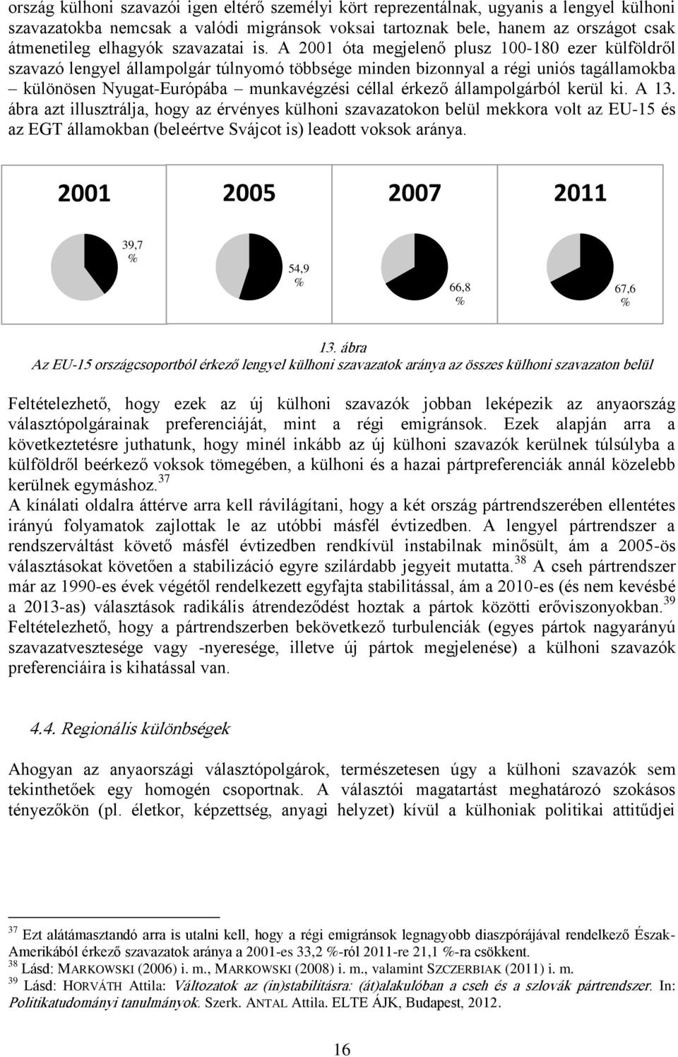 A 2001 óta megjelenő plusz 100-180 ezer külföldről szavazó lengyel állampolgár túlnyomó többsége minden bizonnyal a régi uniós tagállamokba különösen Nyugat-Európába munkavégzési céllal érkező