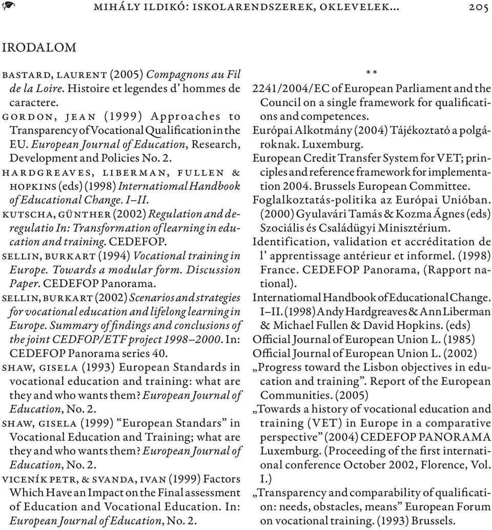 Har dgr eav es, Liber m an, Fullen & Hopkins (eds) (1998) Internatiomal Handbook of Educational Change. I II.