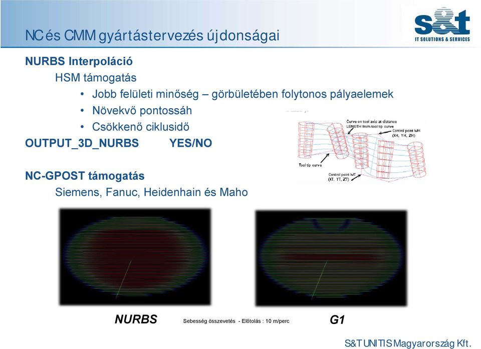 ciklusidő OUTPUT_3D_NURBS YES/NO NC-GPOST támogatás Siemens,