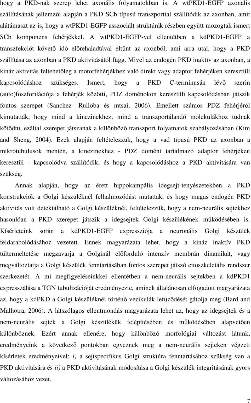 ismert SCb komponens fehérjékkel.