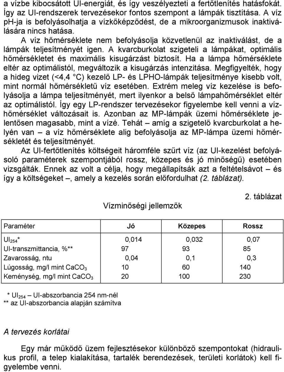 A kvarcburkolat szigeteli a lámpákat, optimális hőmérsékletet és maximális kisugárzást biztosít. Ha a lámpa hőmérséklete eltér az optimálistól, megváltozik a kisugárzás intenzitása.