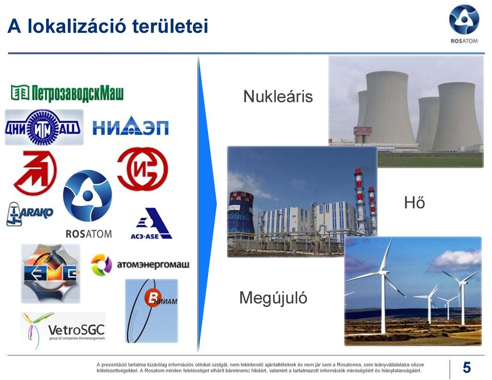 A Rosatom minden felelősséget elhárít bárminemű