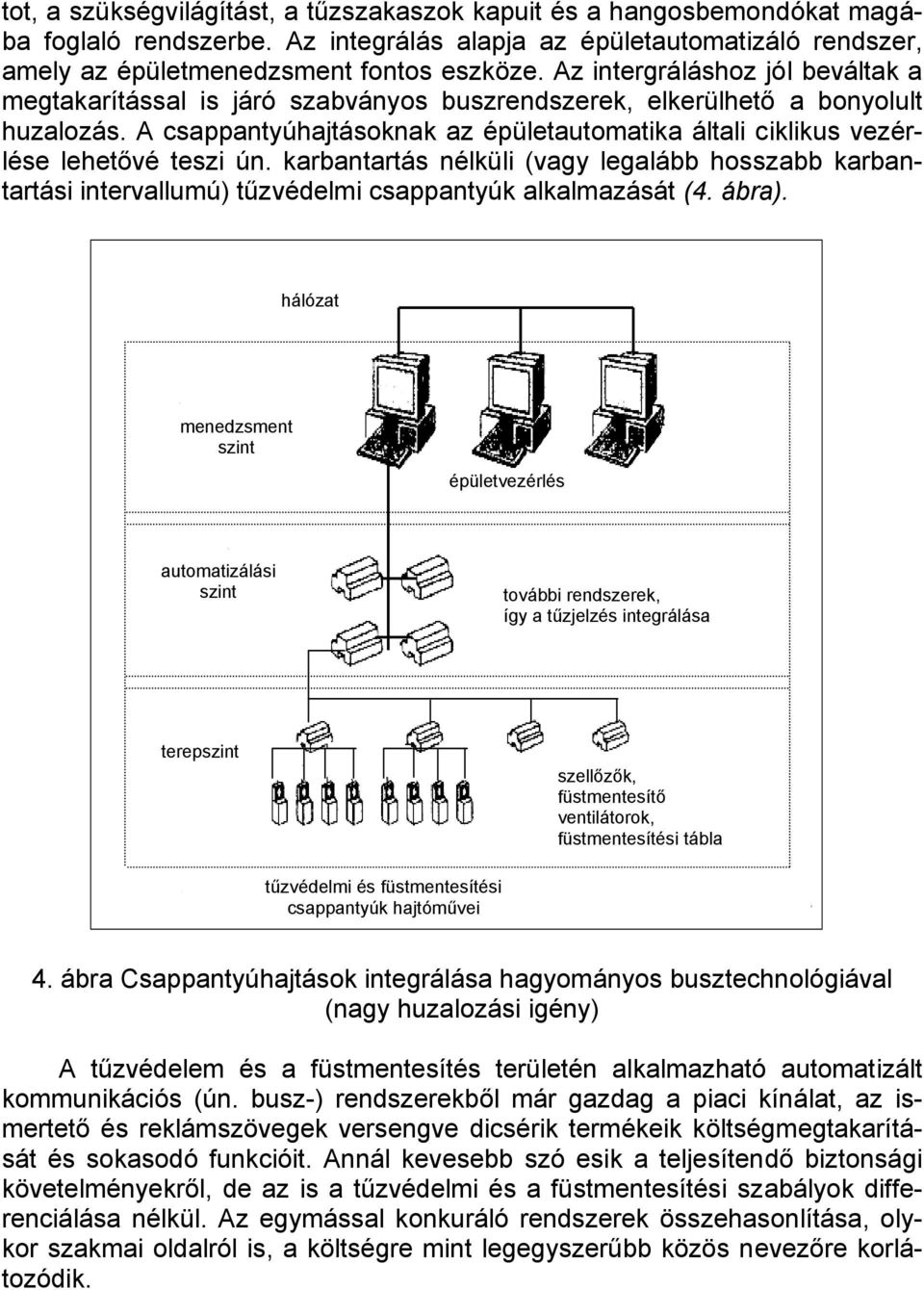 A csappantyúhajtásoknak az épületautomatika általi ciklikus vezérlése lehetővé teszi ún.