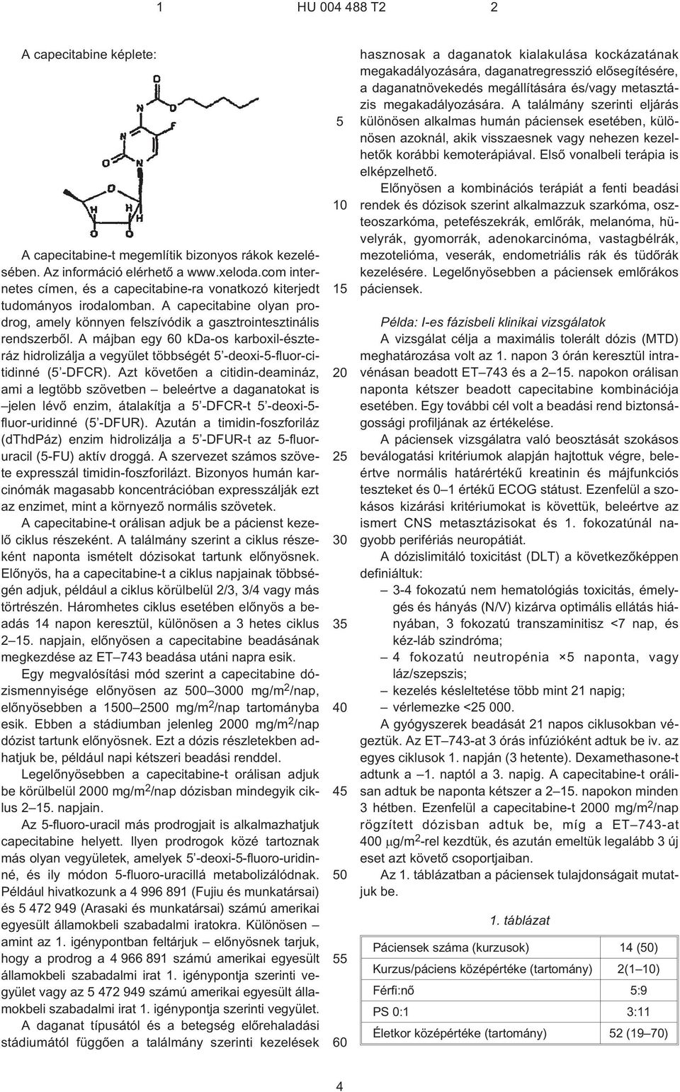 A májban egy kda¹os karboxil-észteráz hidrolizálja a vegyület többségét ¹deoxi--fluor-citidinné ( -DFCR).