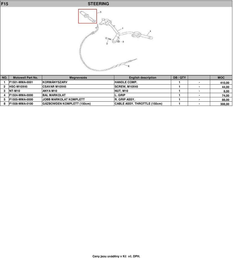 1-8,00 4 F1504-MMA-0000 BAL MARKOLAT L.