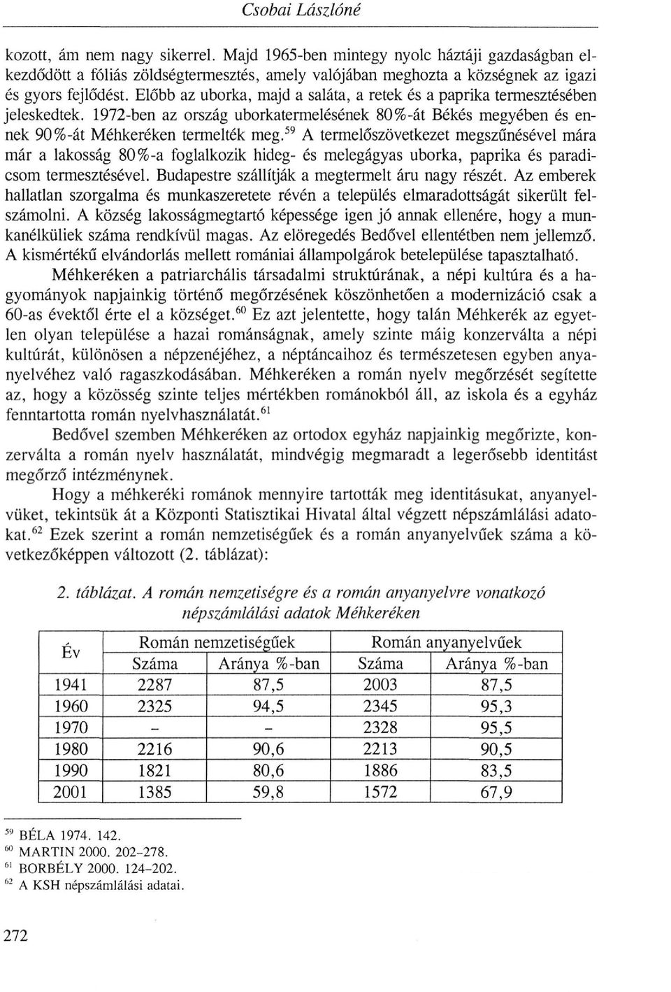 59 A termelőszövetkezet megszűnésével mára már a lakosság 80%-a foglalkozik hideg- és melegágyas uborka, paprika és paradicsom termesztésével. Budapestre szállítják a megtermelt áru nagy részét.