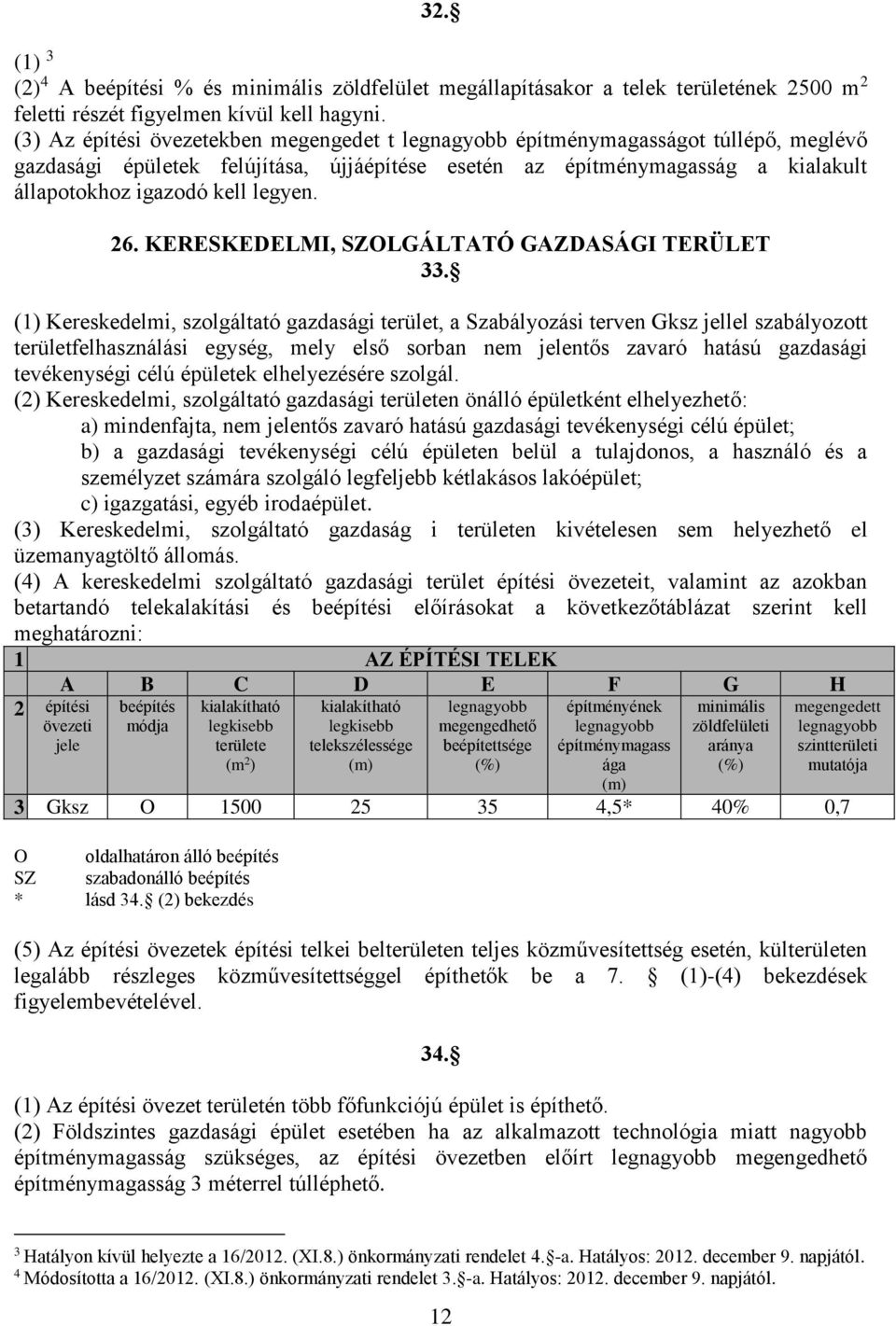 KERESKEDELMI, SZOLGÁLTATÓ GAZDASÁGI TERÜLET 33.