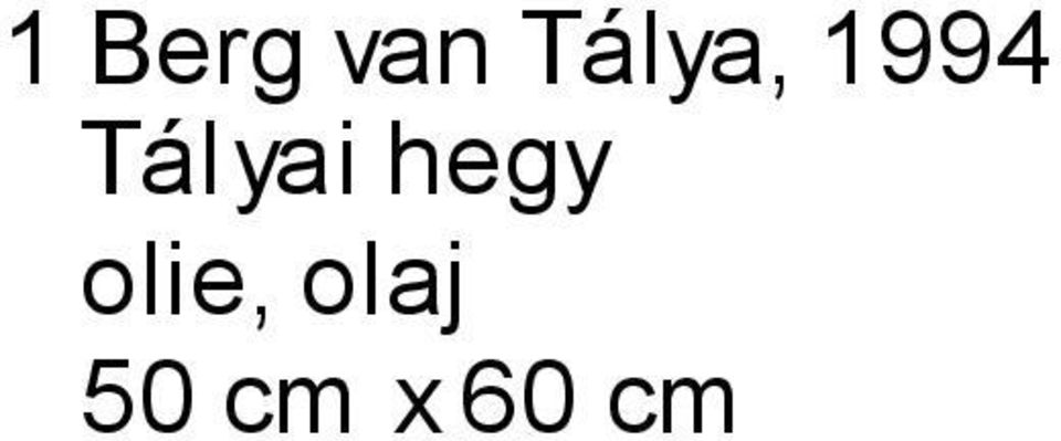 Tályai hegy