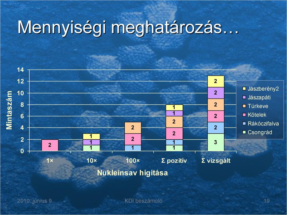 vizsgált Jászberény2 Jászapáti Túrkeve Kőtelek