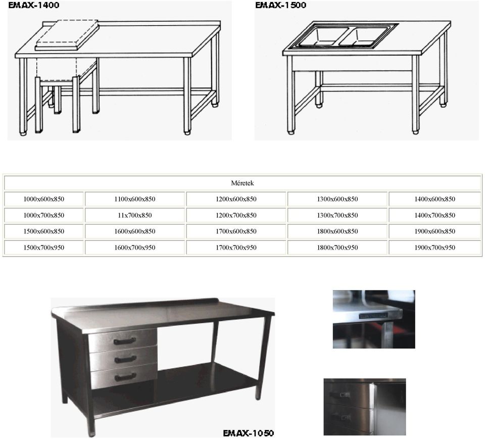 1400x700x850 1500x600x850 1600x600x850 1700x600x850 1800x600x850