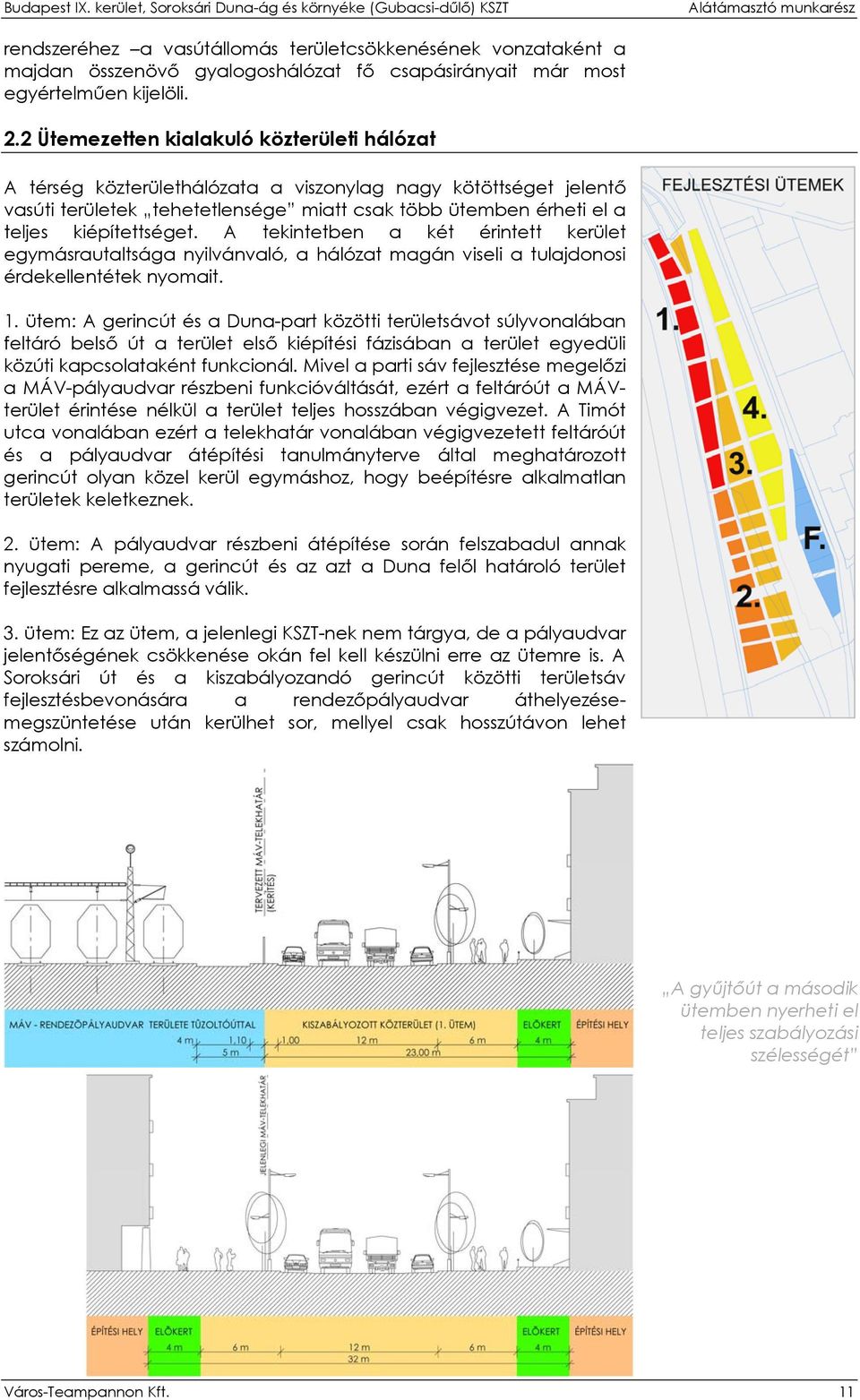 A tekintetben a két érintett kerület egymásrautaltsága nyilvánvaló, a hálózat magán viseli a tulajdonosi érdekellentétek nyomait. 1.