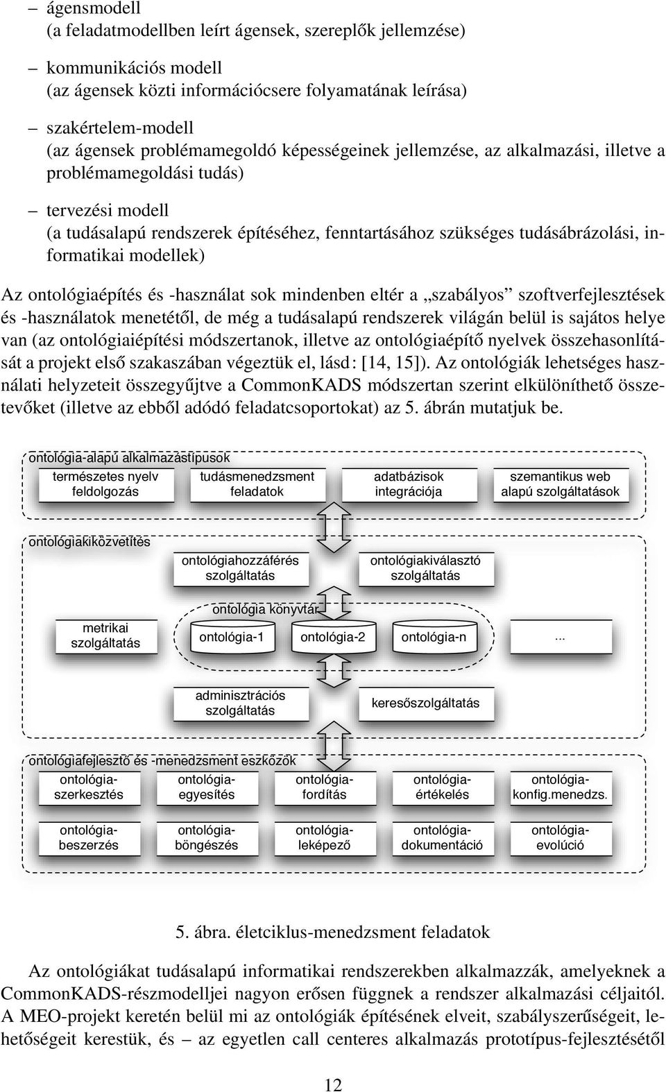 ontológiaépítés és -használat sok mindenben eltér a szabályos szoftverfejlesztések és -használatok menetétől, de még a tudásalapú rendszerek világán belül is sajátos helye van (az ontológiaiépítési