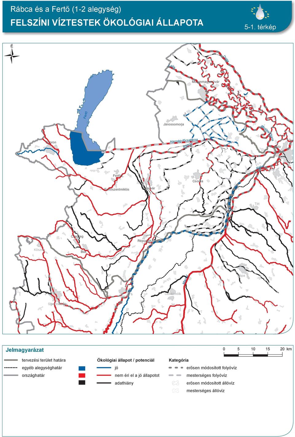 éri el a állapotot adathiány 0 5 10 15 20 km Kategória erősen