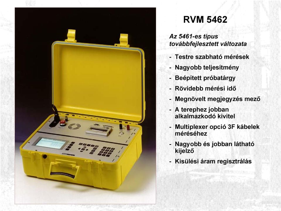 megjegyzés mező - A terephez jobban alkalmazkodó kivitel - Multiplexer opció 3F