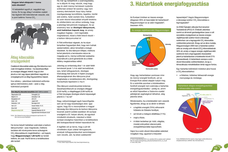 jelentősen nagyobb az energiaigényünk az átlag fogyasztókhoz képest.