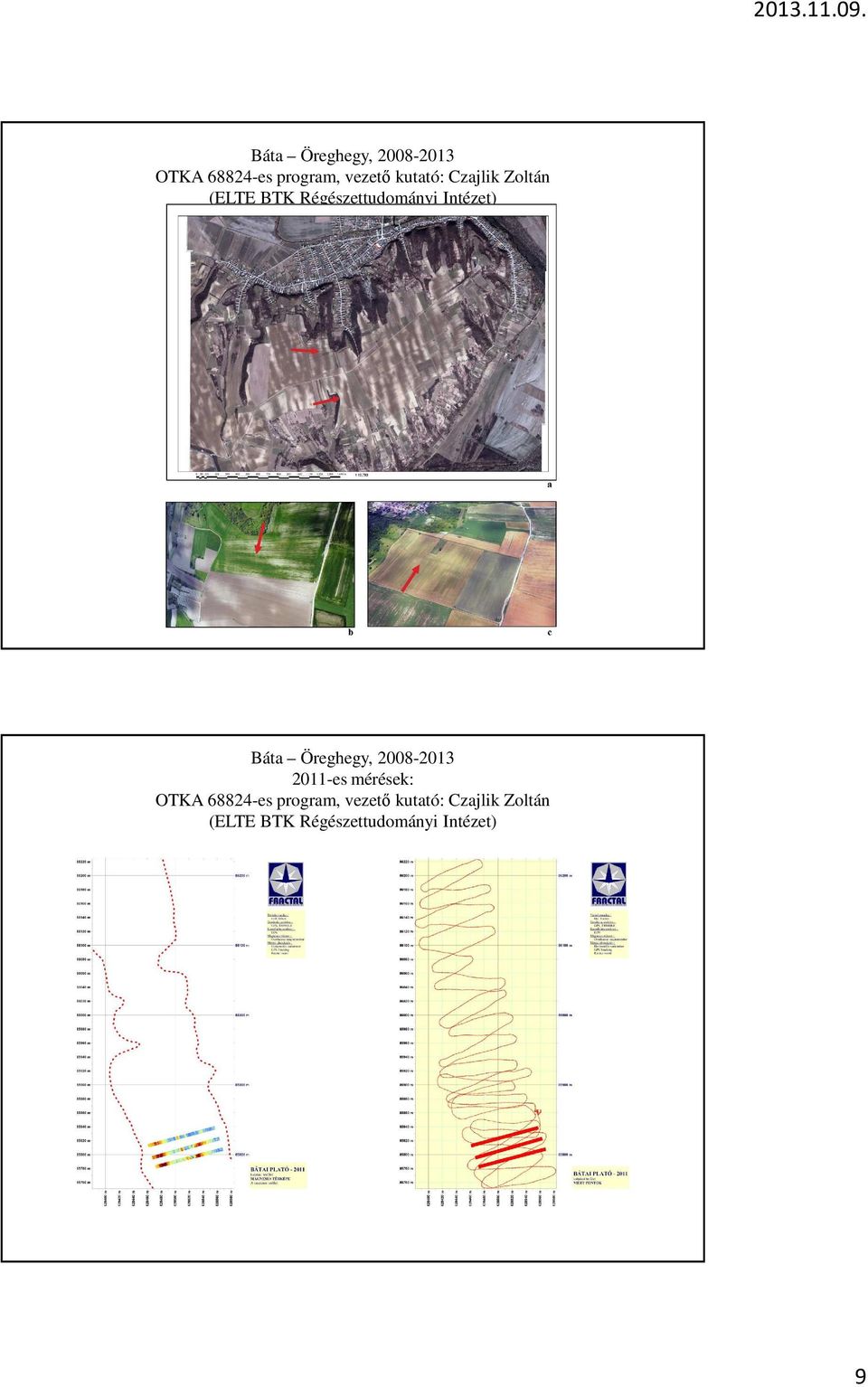 Báta Öreghegy, 2008-2013 2011-es mérések: OTKA 68824-es