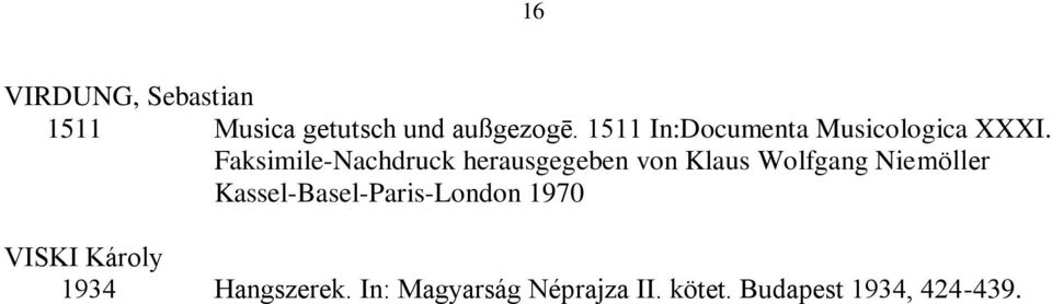 Faksimile-Nachdruck herausgegeben von Klaus Wolfgang Niemöller