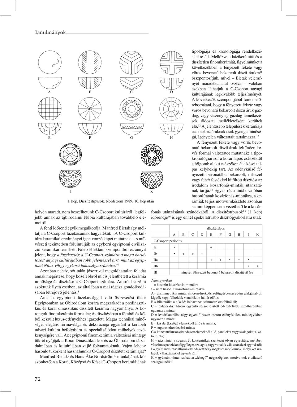 fölülmúlják az egykorú egyiptomi civilizáció keramikai termését.