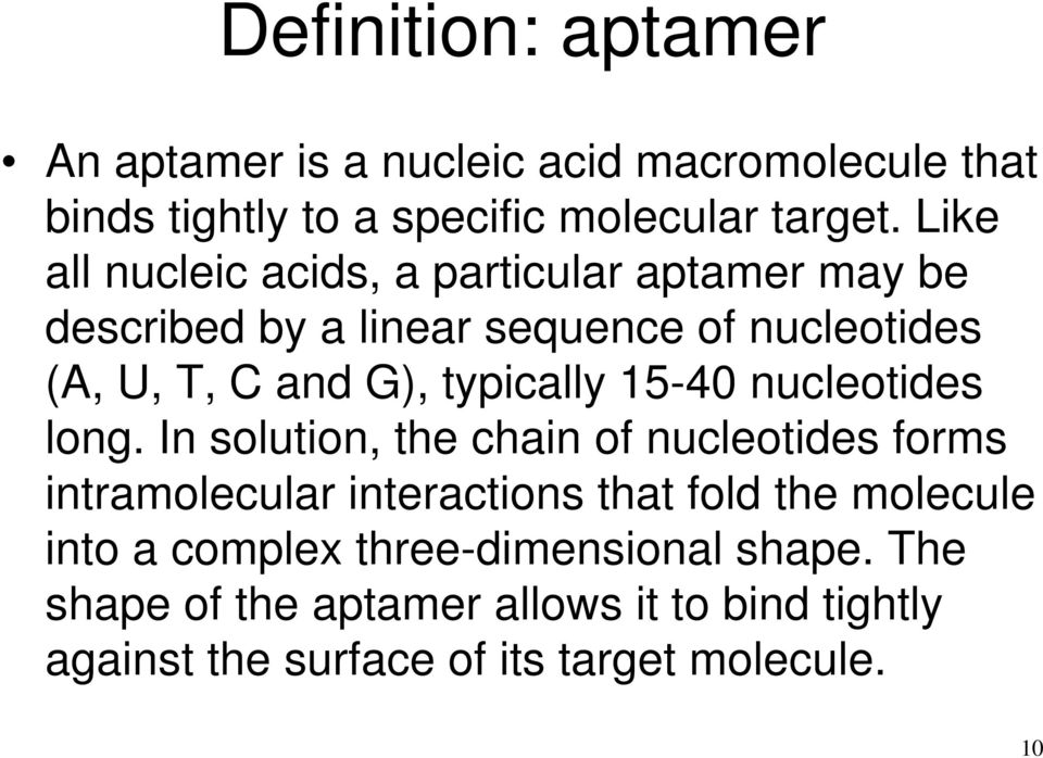 typically 15-40 nucleotides long.