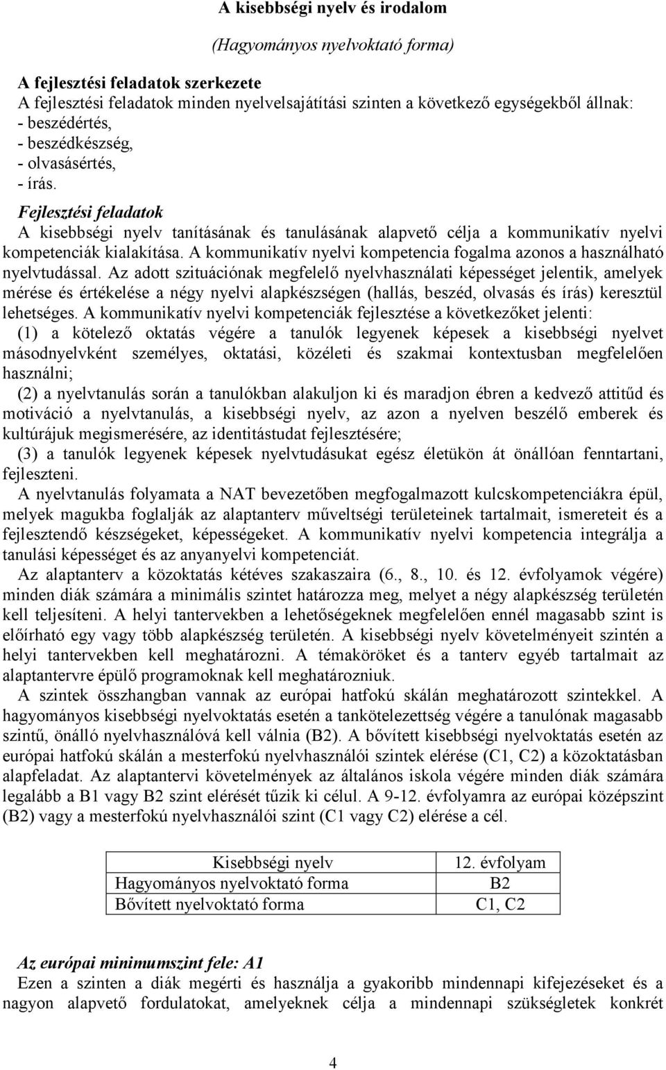 A kommunikatív nyelvi kompetencia fogalma azonos a használható nyelvtudással.