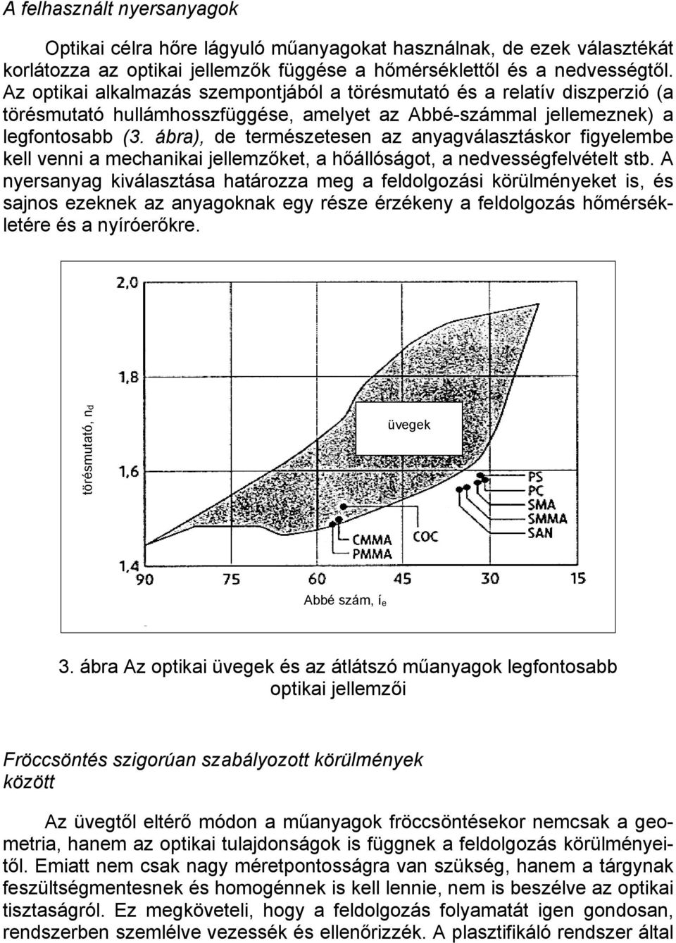 ábra), de természetesen az anyagválasztáskor figyelembe kell venni a mechanikai jellemzőket, a hőállóságot, a nedvességfelvételt stb.