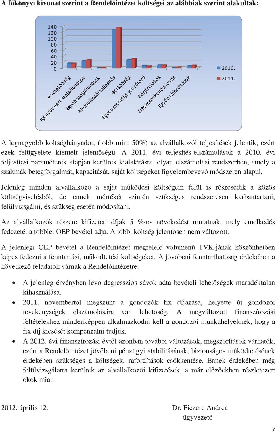 évi teljesítési paraméterek alapján kerültek kialakításra, olyan elszámolási rendszerben, amely a szakmák betegforgalmát, kapacitását, saját költségeket figyelembevevő módszeren alapul.