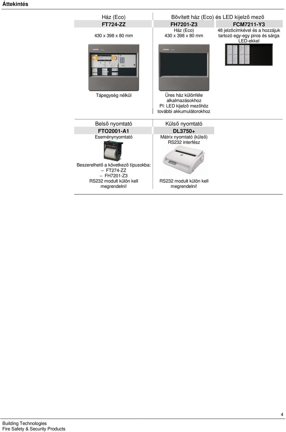 Üres ház különféle alkalmazásokhoz Pl: LED kijelző mezőhöz további akkumulátorokhoz Külső nyomtató DL3750+ Mátrix nyomtató (külső)