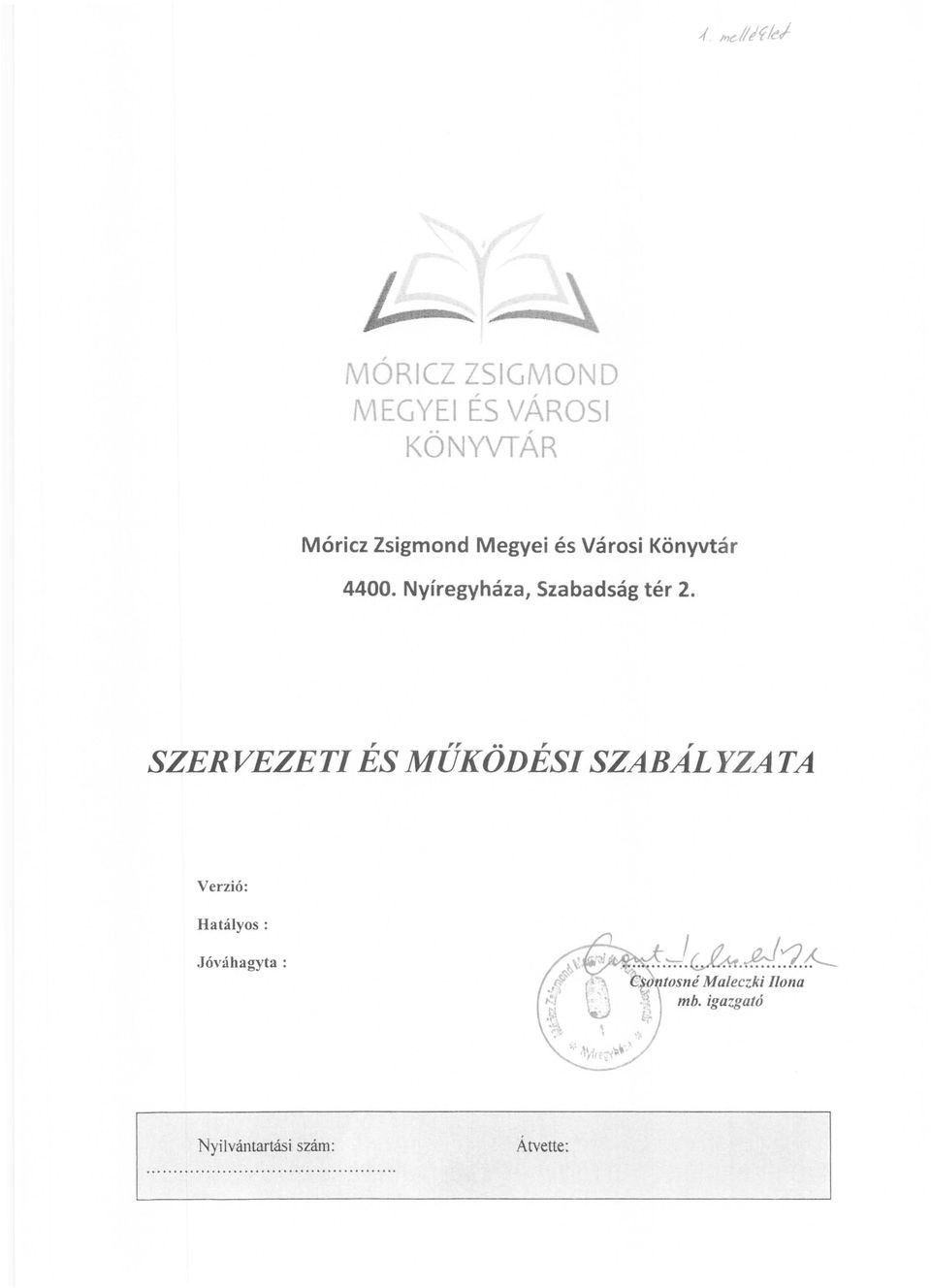 Ny~egyháza,Szabadságtér2.