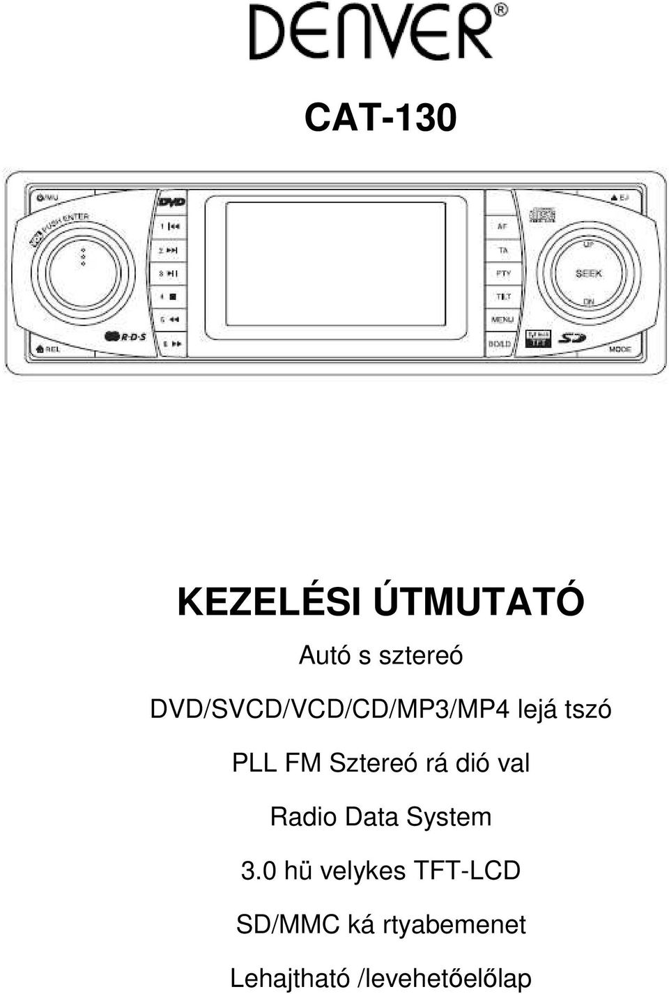 Sztereó rá dió val Radio Data System 3.