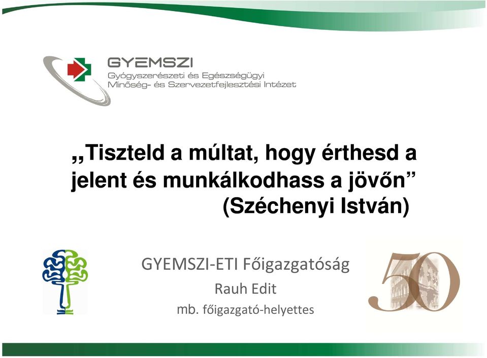 (Széchenyi István) GYEMSZI-ETI