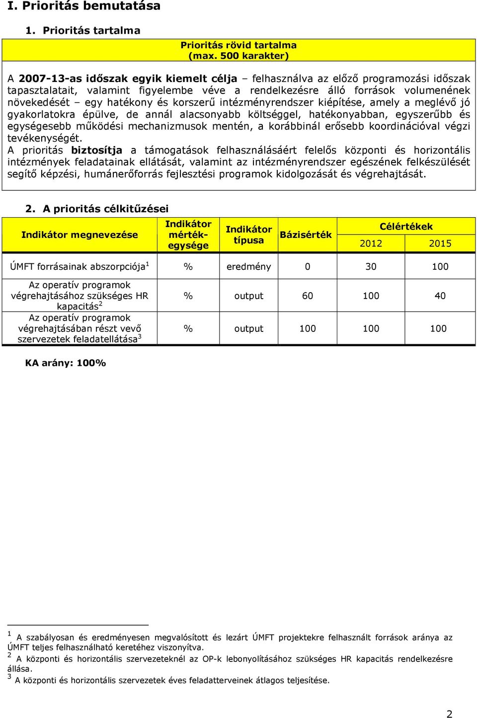 hatékony és korszerő intézményrendszer kiépítése, amely a meglévı jó gyakorlatokra épülve, de annál alacsonyabb költséggel, hatékonyabban, egyszerőbb és egységesebb mőködési mechanizmusok mentén, a