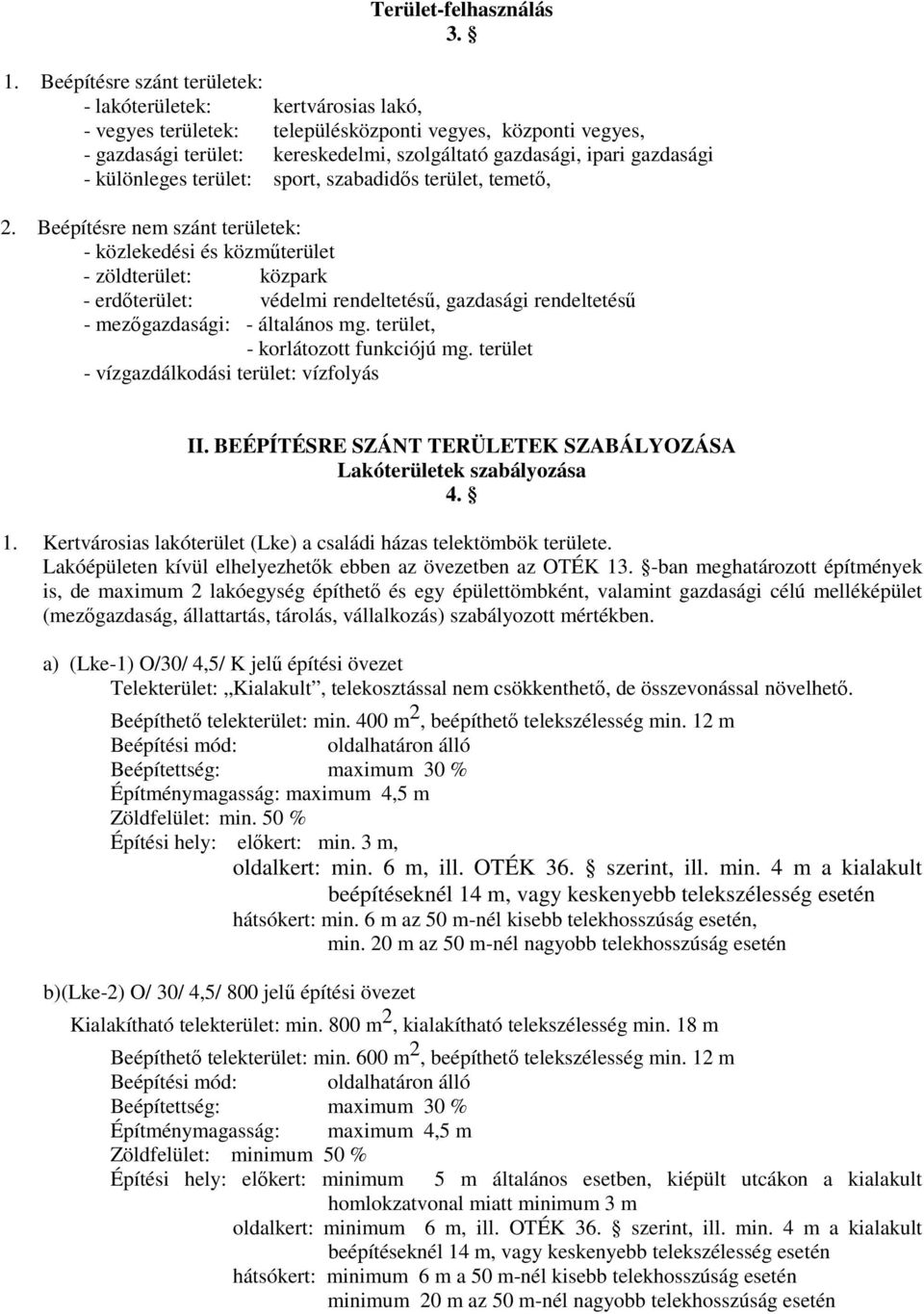 gazdasági - különleges terület: sport, szabadidős terület, temető, 2.
