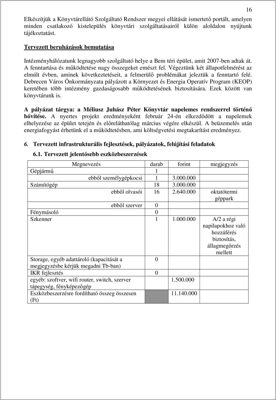 Végeztünk két állapotfelmérést az elmúlt évben, aminek következtetéseit, a felmerülő problémákat jeleztük a fenntartó felé.