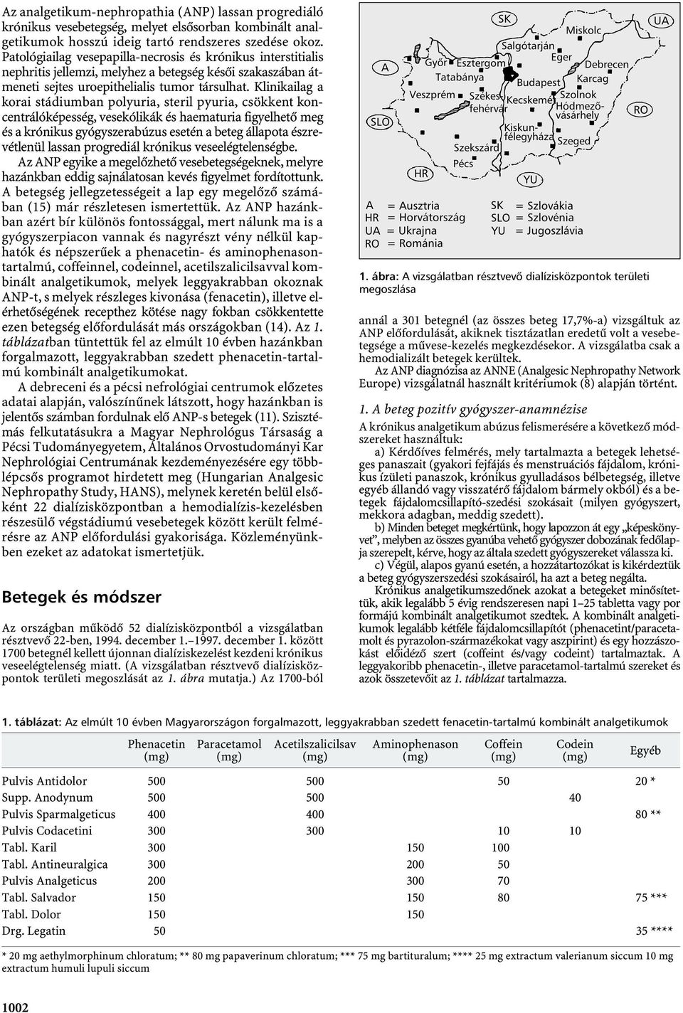 Klinikailag a korai stádiumban polyuria, steril pyuria, csökkent koncentrálóképesség, vesekólikák és haematuria figyelhető meg és a krónikus gyógyszerabúzus esetén a beteg állapota észrevétlenül