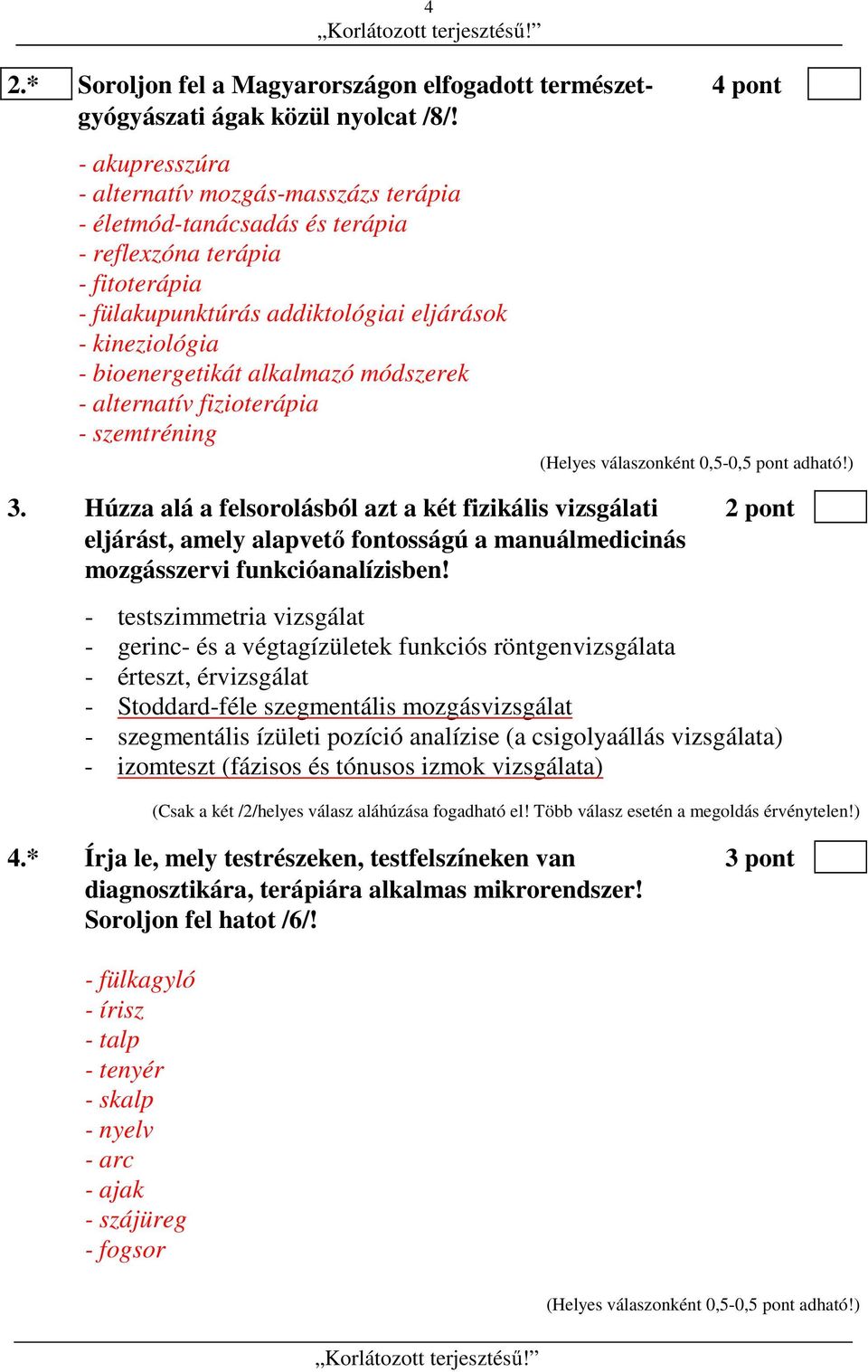 alkalmazó módszerek - alternatív fizioterápia - szemtréning 3.