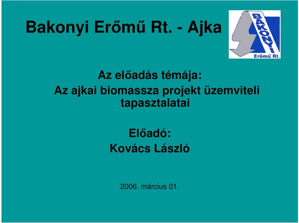 ajkai biomassza projekt