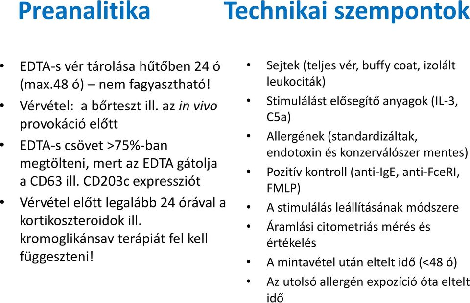 kromoglikánsav terápiát fel kell függeszteni!