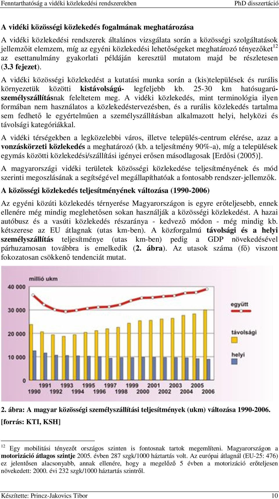 A vidéki közösségi közlekedést a kutatási munka során a (kis)települések és rurális környezetük közötti kistávolságú- legfeljebb kb. 25-30 km hatósugarúszemélyszállításnak feleltetem meg.