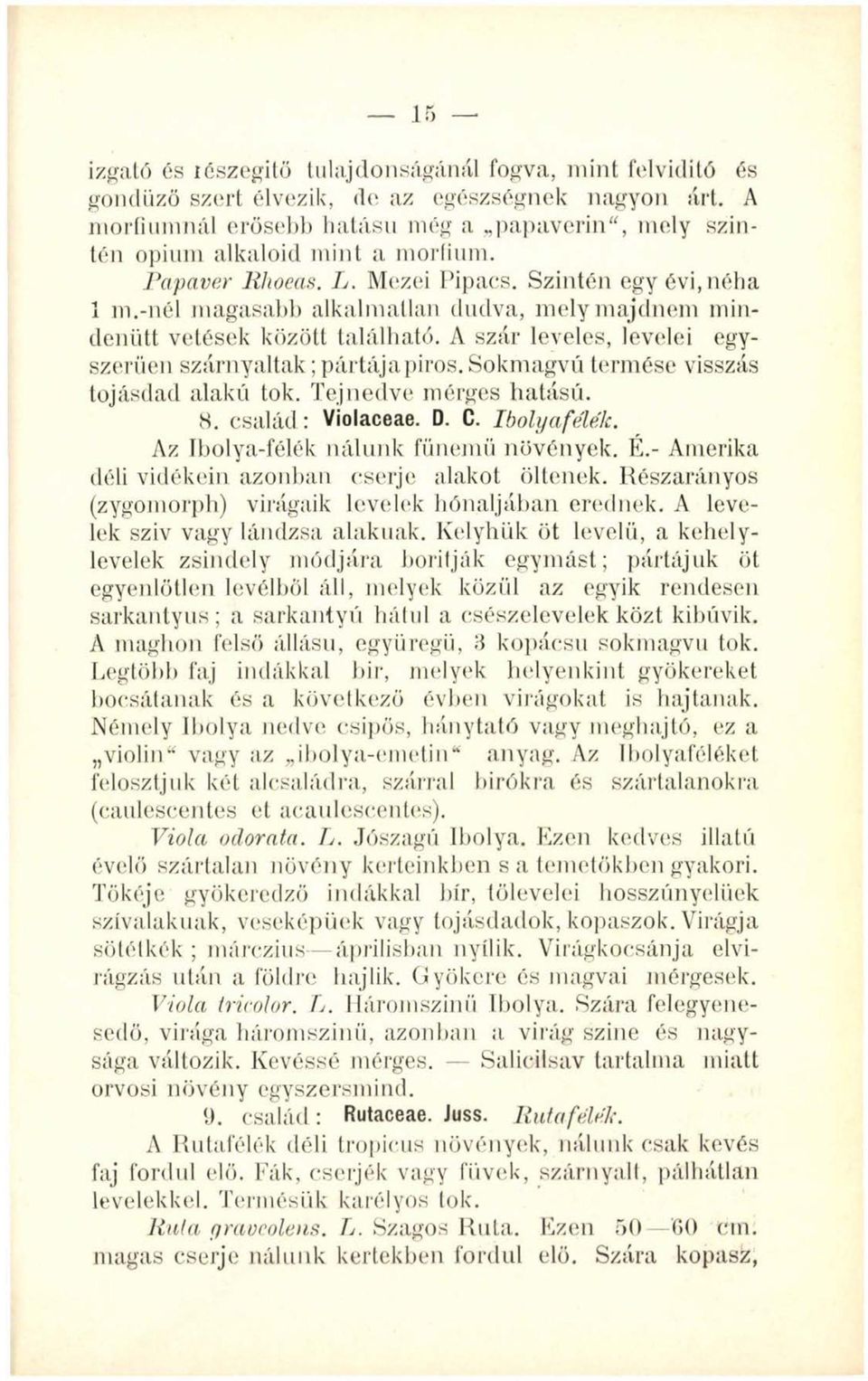 -nél magasabb alkalmatlan dudva, mely majdnem mindenütt vetések között található. A szár leveles, levelei egyszerűen szárnyaltak; pártáj a piros. Sokmagvú termése visszás tojásdad alakú tok.