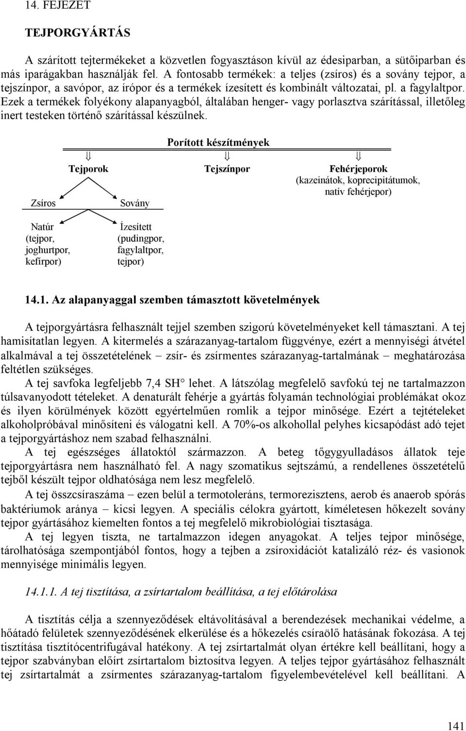 Ezek a termékek folyékony alapanyagból, általában henger- vagy porlasztva szárítással, illetőleg inert testeken történő szárítással készülnek.