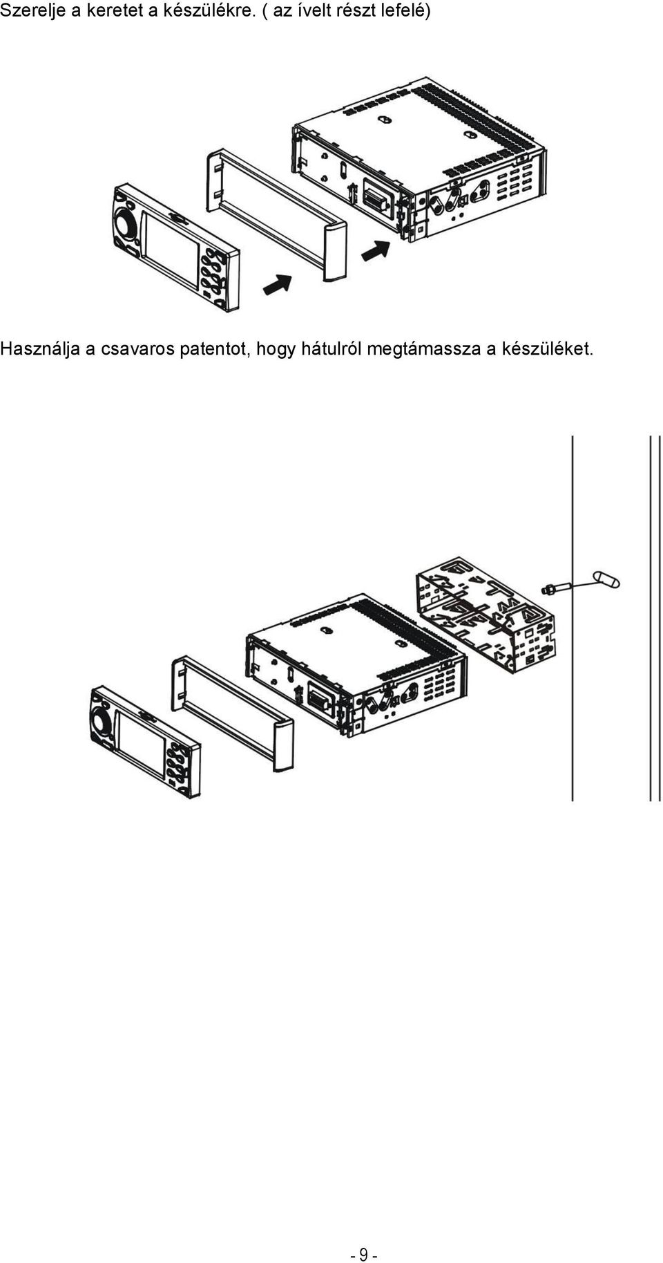 Használja a csavaros patentot,