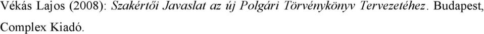 Polgári Törvénykönyv