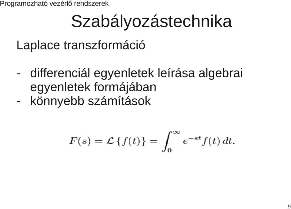 leírása algebrai egyenletek